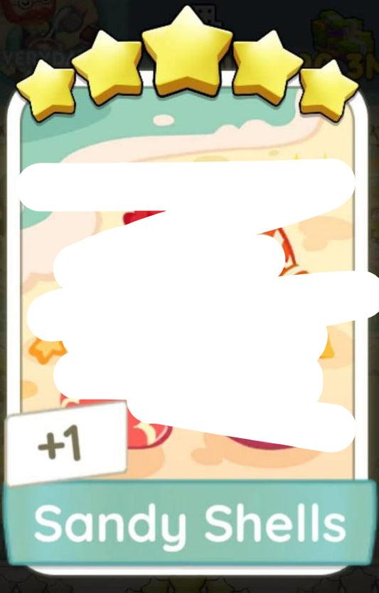 SET 14 - Sandy Shells 5⭐ - MonoGo Sticker